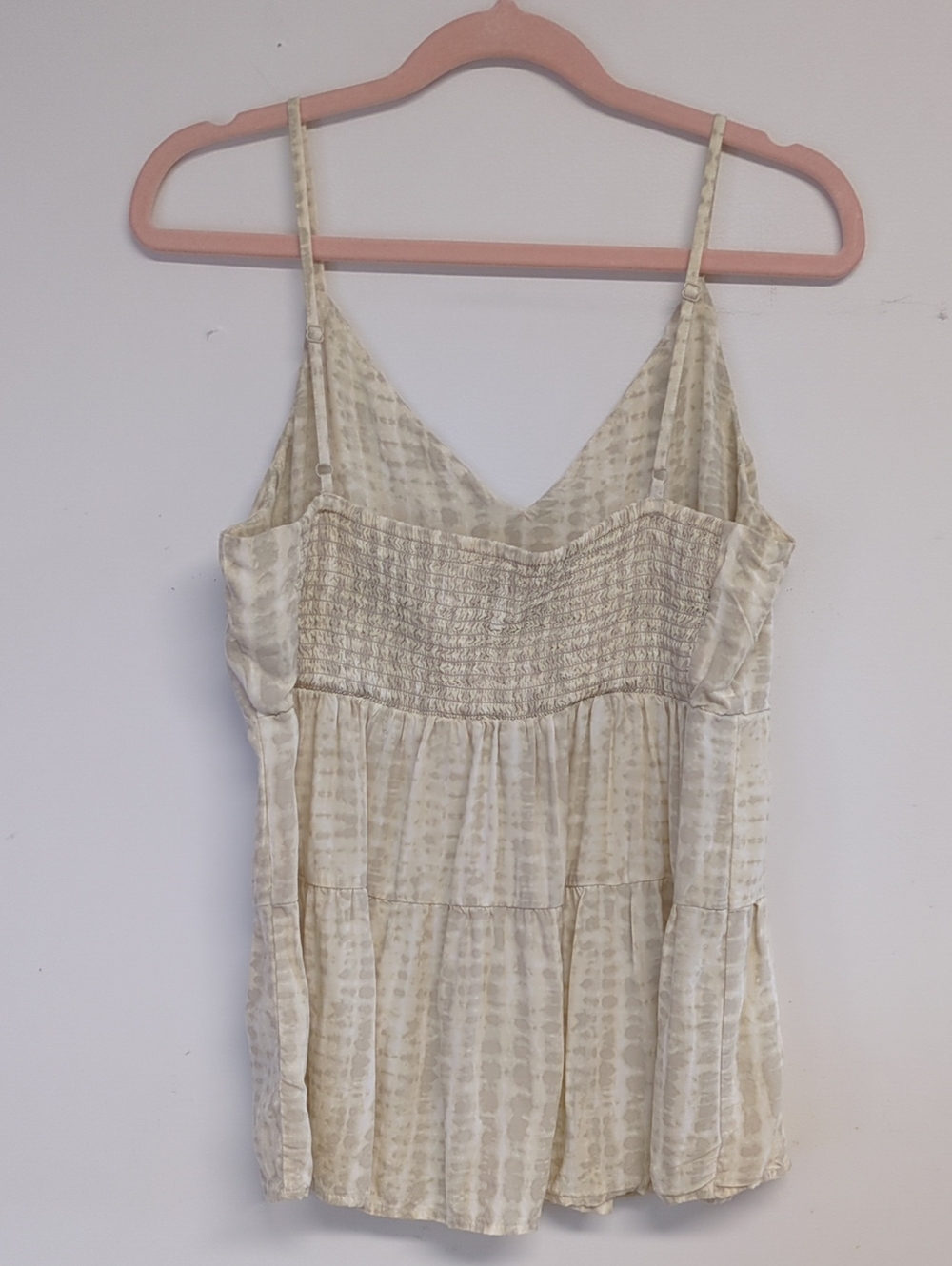 Old Navy Snakeskin Tiered Tank Neutral Tones Size Medium - Picture 8 of 8